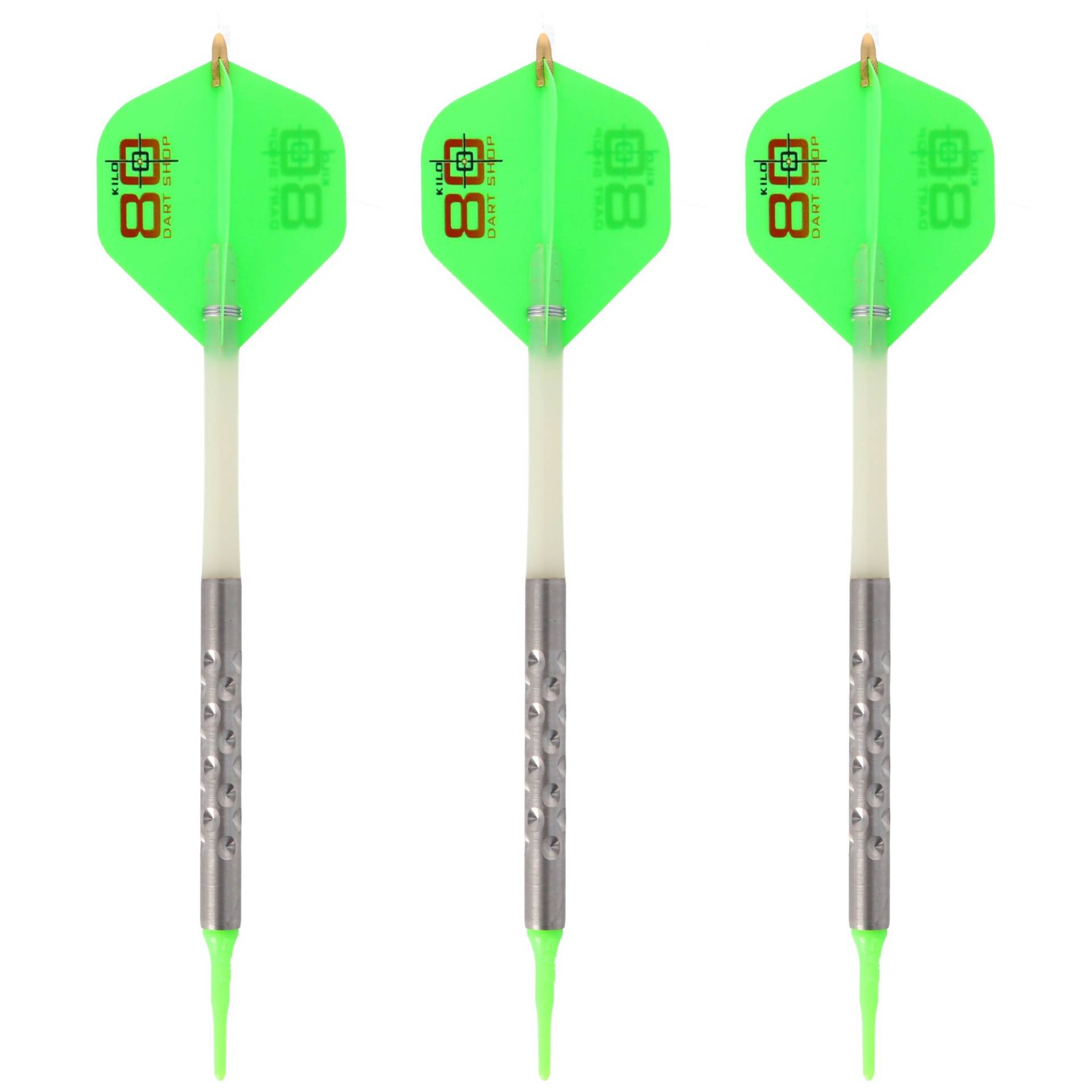 kilo80 Dart-Komplettset, silber weiss neon grün 18,84 gramm kilo80 Dart-Komplettset, silber weiss neon grün 18,84 gramm von kilo80