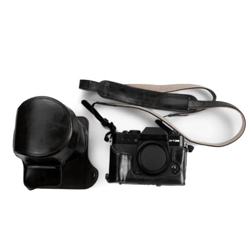 kinokoo Tasche für Fujifilm X-T30 X-T30 II X-T20 X-T10, Schutzhülle aus PU-Leder für Fuji XT10 XT20 XT30 XT30 II Kamera mit 16-50 mm Objektiv – mit verstellbarem Schultergurt - Schwarz kinokoo Tasche für Fujifilm X-T30 X-T30 II X-T20 X-T10, Schutzhülle aus PU-Leder für Fuji XT10 XT20 XT30 XT30 II Kamera mit 16-50 mm Objektiv – mit verstellbarem Schultergurt - Schwarz von kinokoo