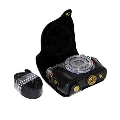 kinokoo G9X Mark II Hülle PU Leder Kamera Schutzhülle Kompatibel für Canon G9X G9X Mark II Kamera - Schwarz kinokoo G9X Mark II Hülle PU Leder Kamera Schutzhülle Kompatibel für Canon G9X G9X Mark II Kamera - Schwarz von kinokoo