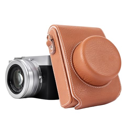 kinokoo D LUX8 D LUX 7 Kameratasche, Retro-Stil, PU-Leder, Tragetasche für D-LUX8/D-LUX 7/D-LUX Typ 109 Kamera mit verstellbarem Schultergurt, Braun, braun, Kameratasche kinokoo D LUX8 D LUX 7 Kameratasche, Retro-Stil, PU-Leder, Tragetasche für D-LUX8/D-LUX 7/D-LUX Typ 109 Kamera mit verstellbarem Schultergurt, Braun, braun, Kameratasche von kinokoo