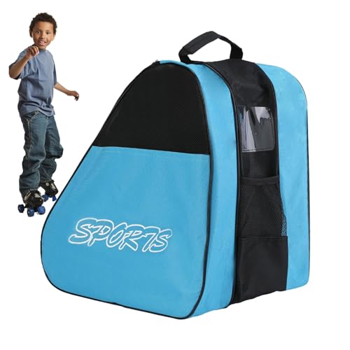 Inline-Skate-Tasche, Inline-Skate-Tragetasche für Rollschuhlaufen, tragbarer Sport-Skate-Rucksack, Reisetasche für Teenager, Kinder und Erwachsene von kivrimlarv