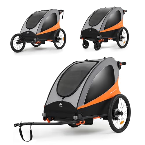 Kinderkraft NAVA Multifunktionaler 3-in-1-Kinderwagen: Fahrradanhänger, Kinderwagen für Zwei Kinder Kinderkraft NAVA Multifunktionaler 3-in-1-Kinderwagen: Fahrradanhänger, Kinderwagen für Zwei Kinder von kk Kinderkraft