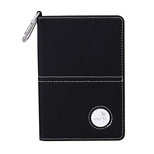KOFULL Scorekartenmappe scorekartenhalter Deluxe-Golf-Scorekarten-Halter aus PU-Leder und Yardage buchfrei Senden Sie einen Ball Mark und einen Bleistift KOFULL Scorekartenmappe scorekartenhalter Deluxe-Golf-Scorekarten-Halter aus PU-Leder und Yardage buchfrei Senden Sie einen Ball Mark und einen Bleistift von Kofull