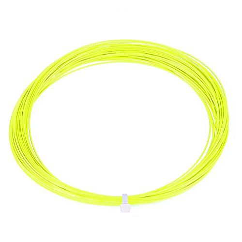 Hohe Flexibilität, 10 m Nylon-Badmintonschlägersaite, hervorragende Elastizität, Stärke, Badminton-Zubehör (rot) (Fluorescent Green) von koloys