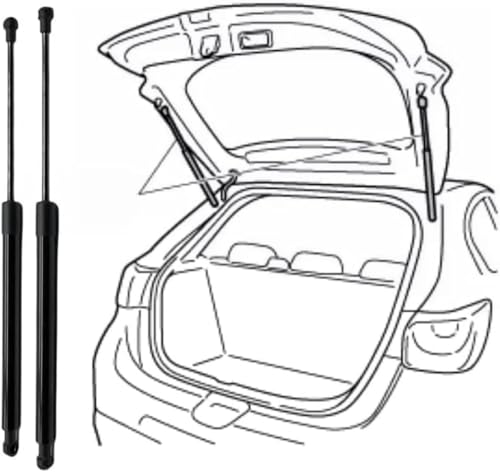 kongying Stützstange für Kofferraum der Hecktür für FIAT für Ulysse (179) 2002-2011(OEM:8731G6)-63.3cm Stoßdämpfer-Gasfederstützstange von kongying