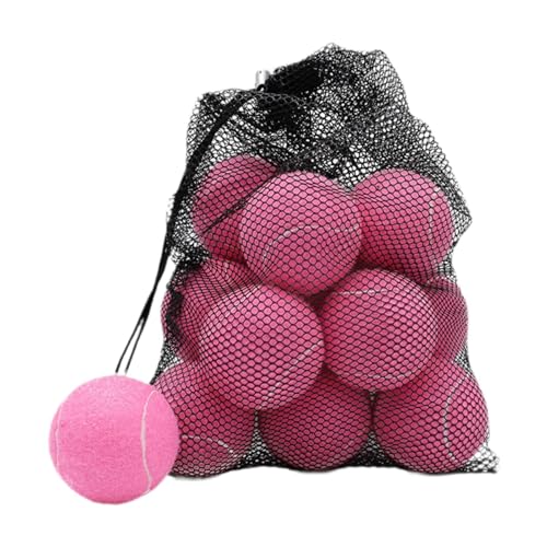 kowaku 18 Stück Tennisbälle Trainingsbälle Übungsbälle für Hunde, elastische Bälle, verschleißfest, für Unterhaltungsaktivitäten, Rosa kowaku 18 Stück Tennisbälle Trainingsbälle Übungsbälle für Hunde, elastische Bälle, verschleißfest, für Unterhaltungsaktivitäten, Rosa von kowaku