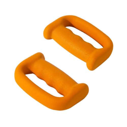 kowaku 2 Stück Boxhanteln Zubehör Handheld 1kg Handgewicht Krafttrainingsgerät für Männer Joggen Home Gym, Orange von kowaku