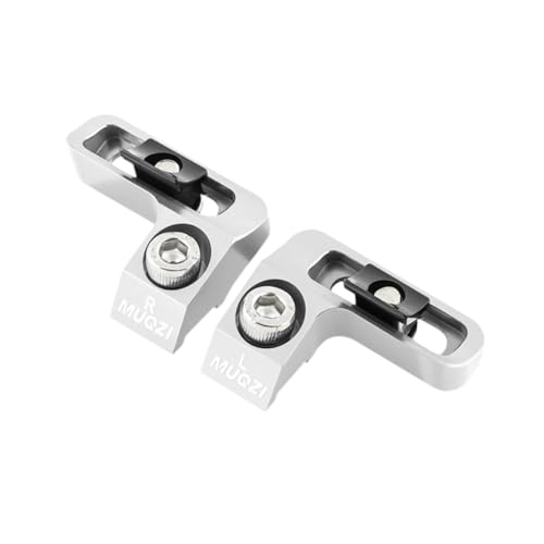 kowaku Adapter für Fahrradbremshebel, Adapteranschluss für linken und rechten Griff, Bremshebelhalterung für Mountainbike, Silber von kowaku