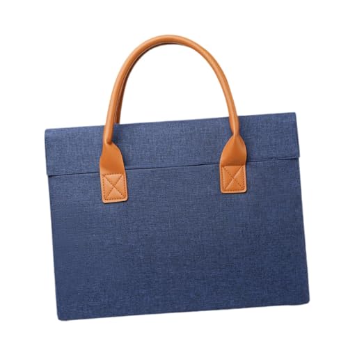 kowaku Aktentasche für Männer und Frauen, Business, wasserdicht, modisch, praktische Laptoptasche, 43x31x4 cm Blau von kowaku