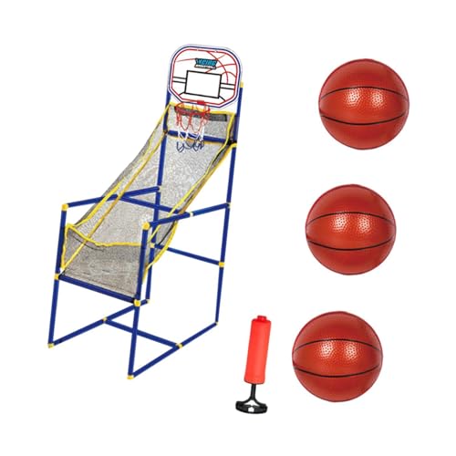 kowaku Arcade-Basketballspiel-Set für Kinder, Sportspielzeug, tragbarer Basketballkorb für Partys, Karneval, drinnen und draußen, Spielen für Erwachsene, 3 Bälle von kowaku