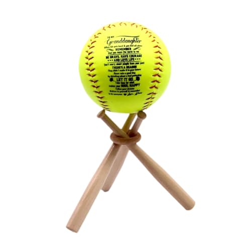 kowaku Baseball-Halter, Holz-Display-Rack, Desktop-Organizer, Aufbewahrung für Frauen und Männer, Fans, Stil c von kowaku