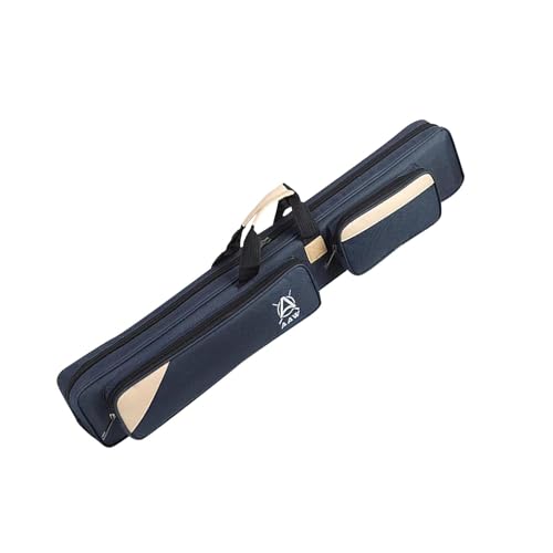 kowaku Billard-Pool-Queue-Hüllen, Tragetasche, 1/2 Snooker-Pool-Queue-Tasche, Schutztasche, tragbarer Griff, 3 x 4, 7 Löcher, Queue-Hüllen, 83 cm, Blau kowaku Billard-Pool-Queue-Hüllen, Tragetasche, 1/2 Snooker-Pool-Queue-Tasche, Schutztasche, tragbarer Griff, 3 x 4, 7 Löcher, Queue-Hüllen, 83 cm, Blau von kowaku
