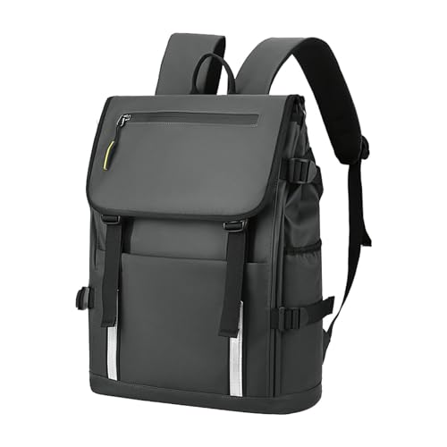 kowaku Computertasche, Reise-Laptop-Rucksack, Geschenk für Männer und Frauen, tragbar, mit Tragegriff und Inneneinteilung, Tagesrucksack, Büchertasche, Grau von kowaku