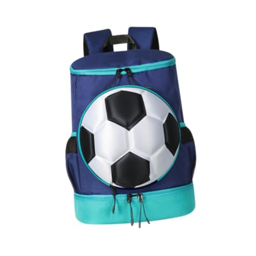 kowaku Fußballtasche, Fußball-Rucksack, Atmungsaktivität, Bequeme Sportspiel-Balltasche, Basketball-Tragerucksack für Rugbybälle, b von kowaku