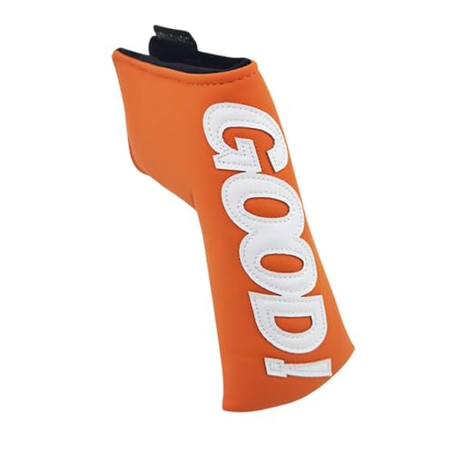 kowaku Golf Blade Putter Head Cover, Schutzhülle, Golfschlägerabdeckung für die meisten Putter, Reisen, Golfspiele, Orange von kowaku