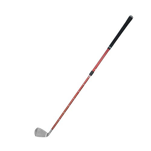 kowaku Golf Wedge Golf Chipper Club Zinklegierung Rechtshänder Teleskop Golf Chipping Übungsschläger für Kinder Erwachsene, Rot von kowaku