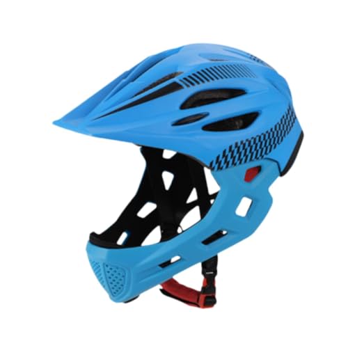 kowaku Kinder-Fahrradhelm, Fahrradhelm mit leichtem Fahrradhelm zum Skateboarden, Klettern, Blau Schwarz von kowaku