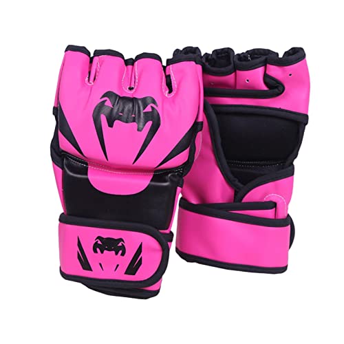 kowaku MMA-Handschuhe, Sparring, Kampf, Trainingshandschuhe, druckbeständig, leicht, wasserdicht, Kampfsport, Taschenhandschuhe, Boxhandschuhe für Männer, ROSA von kowaku