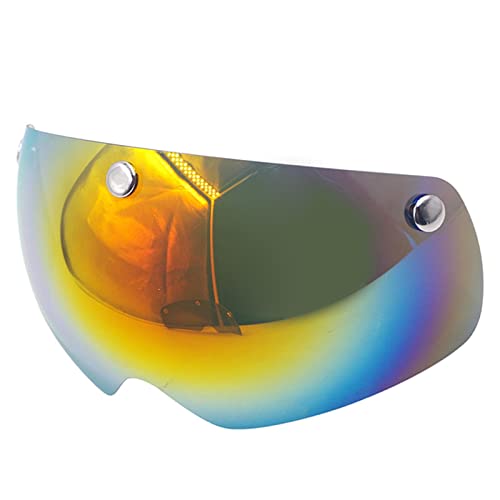 kowaku Magnetische Schutzbrille, Anti-Helmauge, Sonnenschutz, Winddichtes Brillen-Ersatzglas, passend für Rennradfahren, Outdoor-Snowboardhelme, Bunt von kowaku