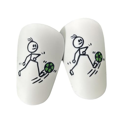 kowaku Mini Fußball Schienbeinschoner für Kinder, Schutzset für Beine, Leicht Und, Grün von kowaku