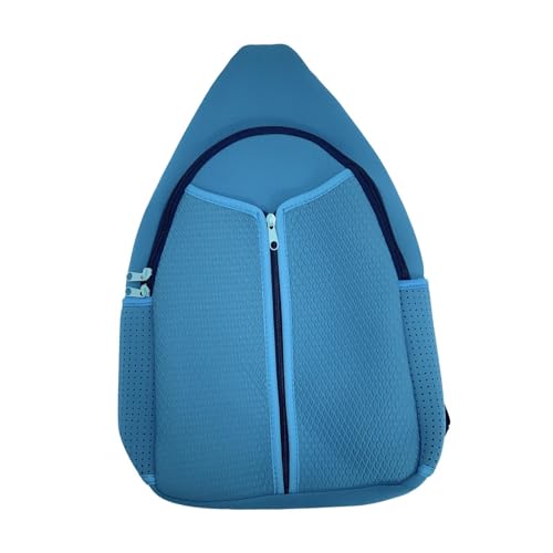 kowaku Pickleball Crossbody Schultertasche Sporttasche Damen Herren Gym Paddle Bag, Hellblau von kowaku