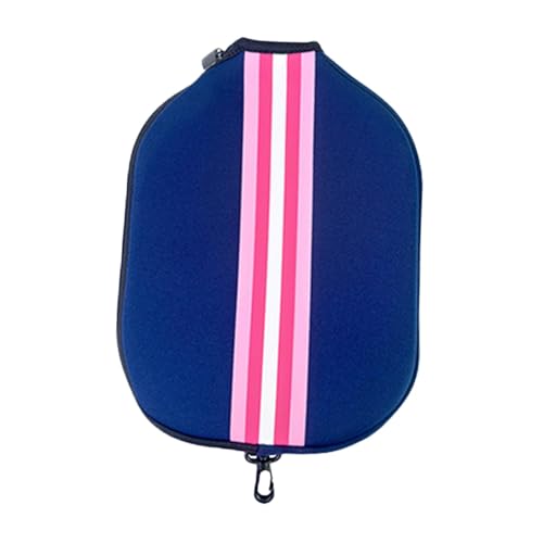 kowaku Pickleball-Schlägerhülle, Neopren-Hülle, Pickleball-Kopfhülle, Geschenk, Premium-Tasche, Reißverschluss-Schlägerhülle für von Frauen und, Blau Rosa von kowaku