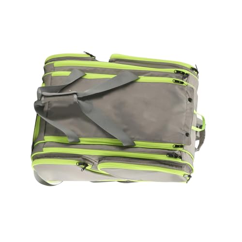 kowaku Pickleball-Tasche, Handtasche zur Aufbewahrung von Ausrüstung, Pickleball-Rucksack, verstellbare Tragetasche, Aufbewahrungstasche, Sport-Rucksack für, Grau Grün von kowaku