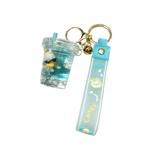 kowaku Schlüsselanhänger mit Treibsand-Motiv, für Rucksack, Tragetasche, Reise-Partygeschenke, Stil c von kowaku