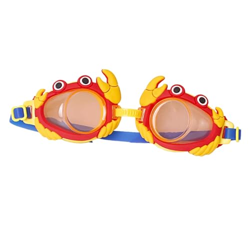 kowaku Schwimmbrille für Kinder, Schwimmbrille, verstellbare Schwimmbrille mit klarer Sicht, Schwimmbrille für Kinder für Wassersport, Krabbe von kowaku