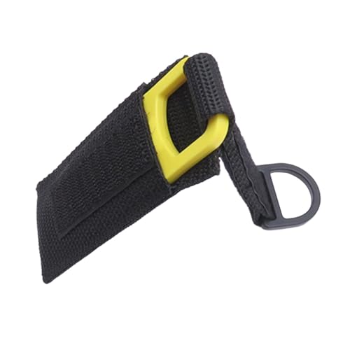 kowaku Scuba Diving Line Cutter Unterwassermesser Sicherheit Doppelte Keramikklingen Diver Line Cutter Schneidwerkzeug zum Schwimmen, Notfalltauchen, GELB von kowaku