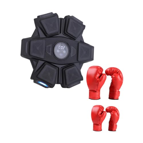 kowaku Smart Boxing Machine Wandziel, Elektronisches Box-Wandziel, Schlagpolster-Training für das Sporttraining im Fitnessstudio, Schwarz von kowaku