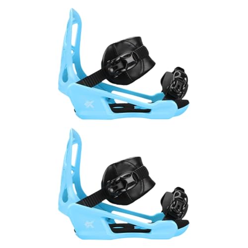 kowaku Snowboardbindungen für Kinder zum Snowboarden, Ersatzzubehör für Jungen und Mädchen, Snowboardausrüstung für Kinder, S Blue Black von kowaku