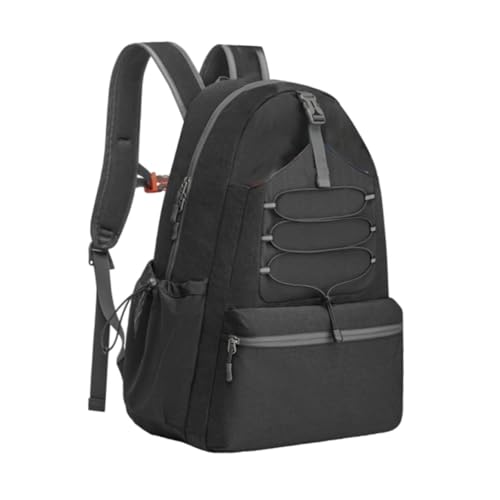 kowaku Tennistasche, Tennis-Rucksack, Verstellbarer Riemen, große Kapazität, vielseitig einsetzbar für Damen und Herren, Tennisschlägertasche, Schwarz kowaku Tennistasche, Tennis-Rucksack, Verstellbarer Riemen, große Kapazität, vielseitig einsetzbar für Damen und Herren, Tennisschlägertasche, Schwarz von kowaku