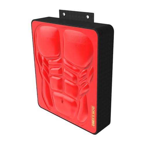 kowaku Wandhalterung Boxpolster Boxtrainer Spartraining Sandsack Boxsack für Sport Taekwondo Indoor Home Fitness, Rot von kowaku