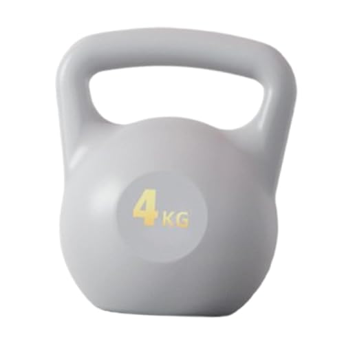 kowaku Wassergefüllte Kettlebell, Wasser-Kettlebell, Fitness-Kettlebell-Training zum Heben der Hüften, Grau 4kg von kowaku