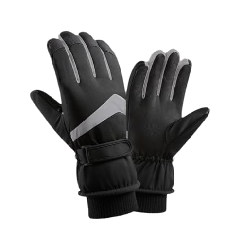 kowaku Winter warme Handschuhe Touchscreen -Fäustlinge für das Fahren Arbeiten Kaltes Wetter, Schwarz von kowaku