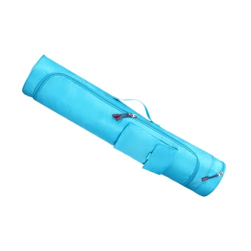 kowaku Yogamatten-Tasche, Sport-Sporttasche, wasserdicht, mit Reißverschluss, Umhängetasche für Yogamatten mit verstellbarem Gurt für Training, Blau von kowaku