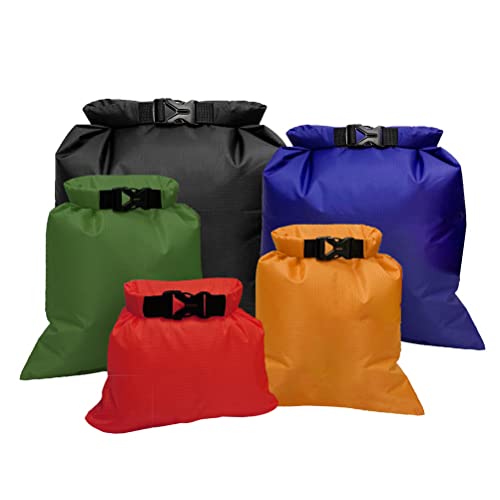 5 Stück wasserdichte Aufbewahrungsbeutel, 1,5/2,5/3,5/4,5/ 6L Bootfahren Packsäcke 5 Farben Leicht Outdoor Trockener Sack Polyester Wassersport Säcken für Smartphone Kamera 5 Stück wasserdichte Aufbewahrungsbeutel, 1,5/2,5/3,5/4,5/ 6L Bootfahren Packsäcke 5 Farben Leicht Outdoor Trockener Sack Polyester Wassersport Säcken für Smartphone Kamera von kuou