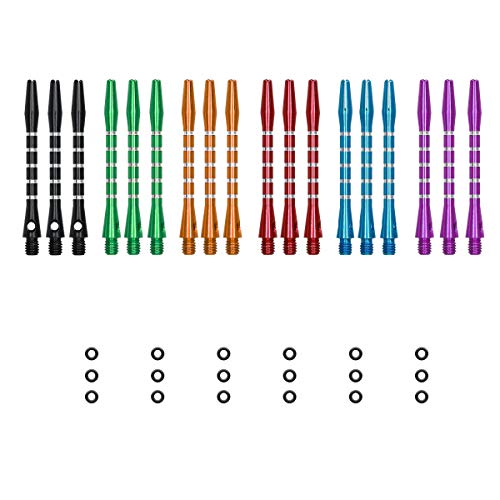 kwmobile Dart Shafts Set mit Gummi Ring - aus Aluminium - 2ba Gewinde - 48mm lang - Dartpfeil-Schäfte Dartschäfte - versch. Farben und Anzahl kwmobile Dart Shafts Set mit Gummi Ring - aus Aluminium - 2ba Gewinde - 48mm lang - Dartpfeil-Schäfte Dartschäfte - versch. Farben und Anzahl von kwmobile