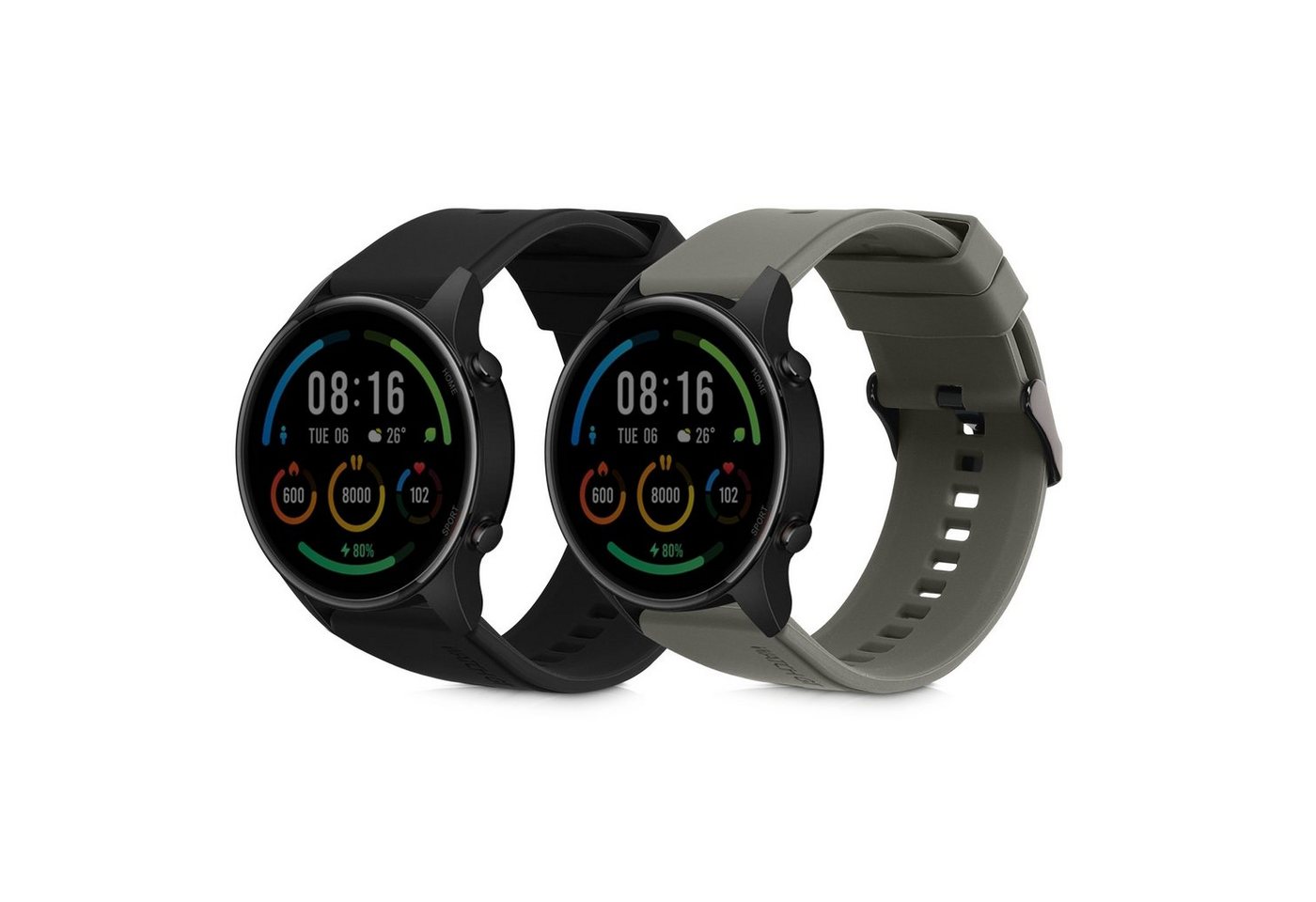 kwmobile 2x Sportarmband für Xiaomi Mi Watch Color Sport / S1 Active Smartwatch, 1-tlg., Armband TPU Silikon Set Fitnesstracker kwmobile 2x Sportarmband für Xiaomi Mi Watch Color Sport / S1 Active Smartwatch, 1-tlg., Armband TPU Silikon Set Fitnesstracker von kwmobile