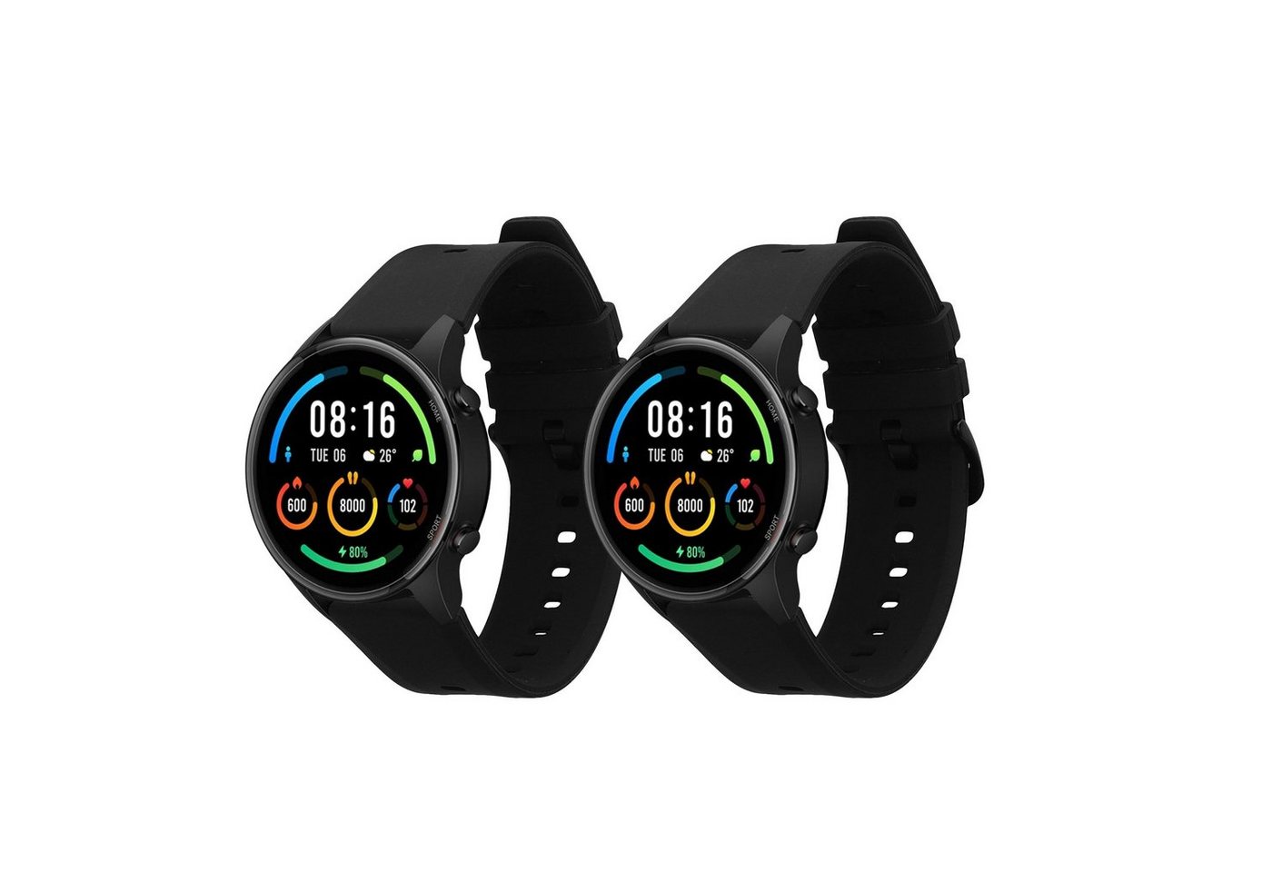 kwmobile 2x Sportarmband für Xiaomi Mi Watch Color Sport / S1 Active Smartwatch, 1-tlg., Armband TPU Silikon Set Fitnesstracker kwmobile 2x Sportarmband für Xiaomi Mi Watch Color Sport / S1 Active Smartwatch, 1-tlg., Armband TPU Silikon Set Fitnesstracker von kwmobile