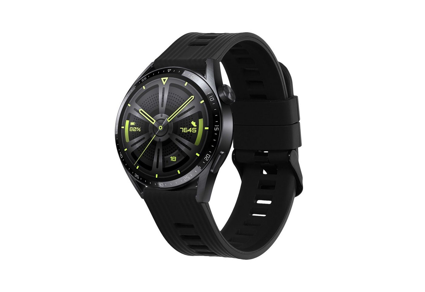 kwmobile Armband für Huawei Watch GT 3 (46mm) Smartwatch, Ersatzarmband Fitnesstracker - Fitness Band Silikon von kwmobile