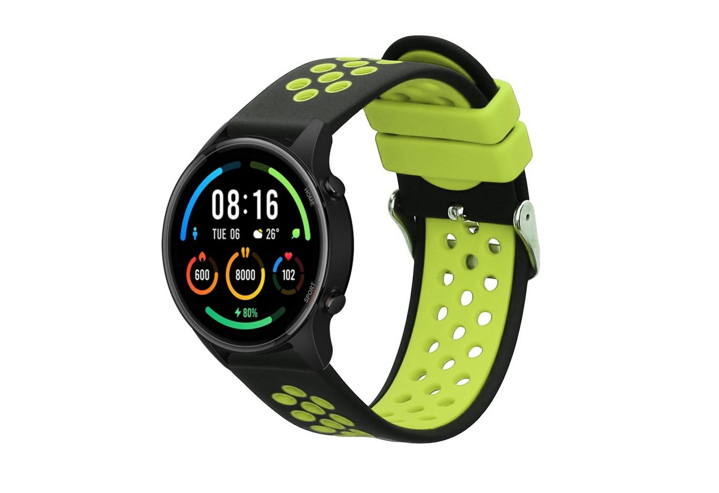kwmobile Armband für Xiaomi Mi Watch / Mi Watch Color Sport Smartwatch, 1-tlg., Ersatzarmband Fitnesstracker - Fitness Band Silikon kwmobile Armband für Xiaomi Mi Watch / Mi Watch Color Sport Smartwatch, 1-tlg., Ersatzarmband Fitnesstracker - Fitness Band Silikon von kwmobile