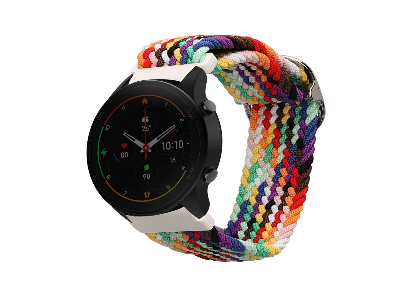 kwmobile Armband für Xiaomi Mi Watch / Mi Watch Color Sport Smartwatch, 1-tlg., Nylon Fitnesstracker Sportarmband Band - Innenmaße von 14 - 22 cm kwmobile Armband für Xiaomi Mi Watch / Mi Watch Color Sport Smartwatch, 1-tlg., Nylon Fitnesstracker Sportarmband Band - Innenmaße von 14 - 22 cm von kwmobile