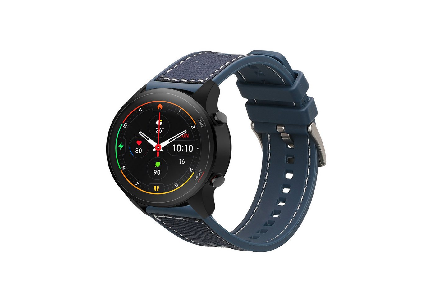 kwmobile Armband für Xiaomi Mi Watch Color Sport / S1 Active - Nylon Silikon Smartwatch, 1-tlg., Sportarmband Band - Innenmaße 14 - 22 cm kwmobile Armband für Xiaomi Mi Watch Color Sport / S1 Active - Nylon Silikon Smartwatch, 1-tlg., Sportarmband Band - Innenmaße 14 - 22 cm von kwmobile