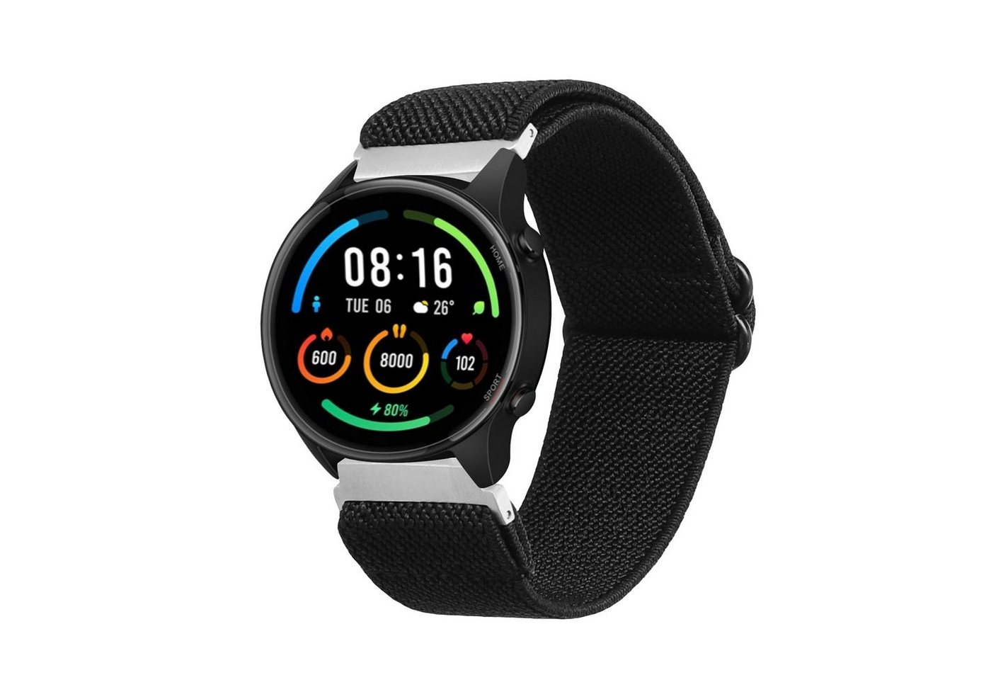 kwmobile Armband für Xiaomi Mi Watch Color Sport / S1 Active Smartwatch, 1-tlg., Nylon Fitnesstracker Sportarmband Band - Innenmaße von 14 - 22 cm kwmobile Armband für Xiaomi Mi Watch Color Sport / S1 Active Smartwatch, 1-tlg., Nylon Fitnesstracker Sportarmband Band - Innenmaße von 14 - 22 cm von kwmobile