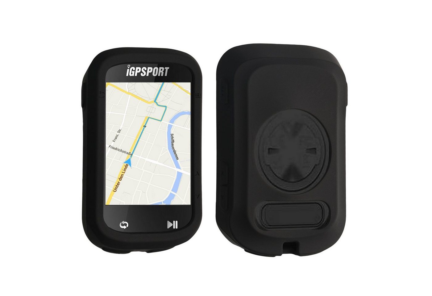 kwmobile Backcover Hülle für IGPSPORT BSC200, Silikon GPS Fahrrad Case Schutzhülle von kwmobile