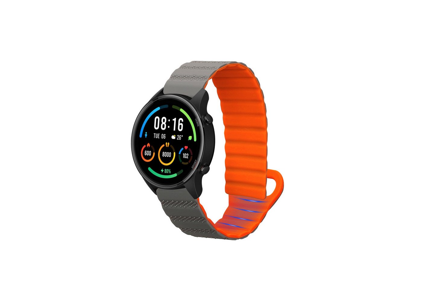 kwmobile Ersatzarmband für Xiaomi Mi Watch Color Sport / S1 Active Armband Smartwatch, 1-tlg., Fitnesstracker Silikon Band mit Magnetverschluss kwmobile Ersatzarmband für Xiaomi Mi Watch Color Sport / S1 Active Armband Smartwatch, 1-tlg., Fitnesstracker Silikon Band mit Magnetverschluss von kwmobile