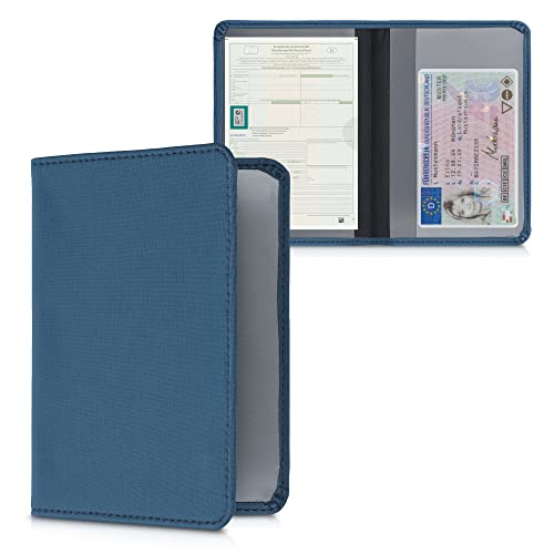 kwmobile Fahrzeugschein Hülle mit Kartenfächern - Neopren Etui Tasche für Auto Zulassungsbescheinigung Führerschein Marineblau kwmobile Fahrzeugschein Hülle mit Kartenfächern - Neopren Etui Tasche für Auto Zulassungsbescheinigung Führerschein Marineblau von kwmobile
