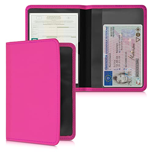 kwmobile Fahrzeugschein Hülle mit Kartenfächern - Neopren Etui Tasche für Auto Zulassungsbescheinigung Führerschein Pink kwmobile Fahrzeugschein Hülle mit Kartenfächern - Neopren Etui Tasche für Auto Zulassungsbescheinigung Führerschein Pink von kwmobile
